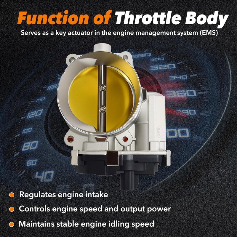 BasaltAuto Electronic Throttle Body 12580760 12679524 Compatible for 2006-2008 Buick Rainier Cadillac Escalade Chevy Chevrolet Avalanche Tahoe Suburban Silverado EXPRESS 1500 2500 3500 Yukon XL Sierra - Image 5